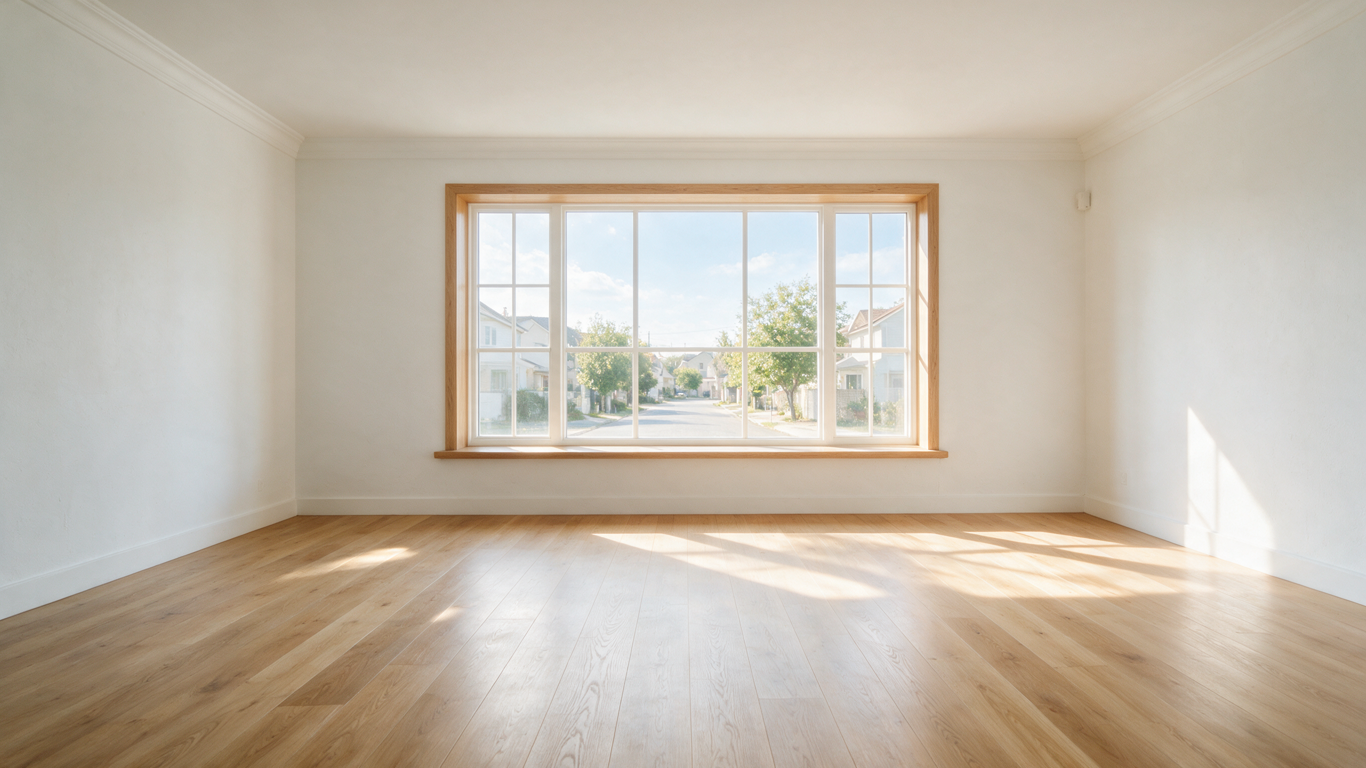 Empty room before restyling